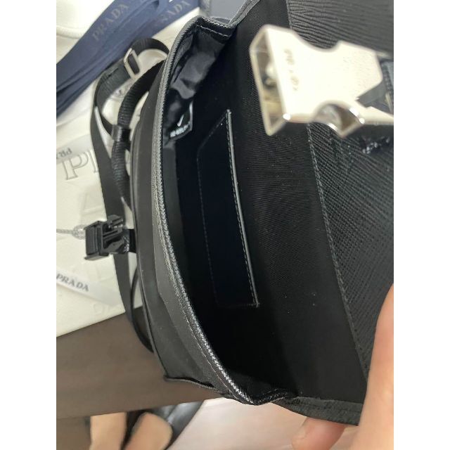 プラダ Re-Nylon xサフィアーノレザー スマートフォンケース | www