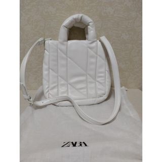 ザラ(ZARA)のZARA キルティング ミディ トートバッグ(トートバッグ)