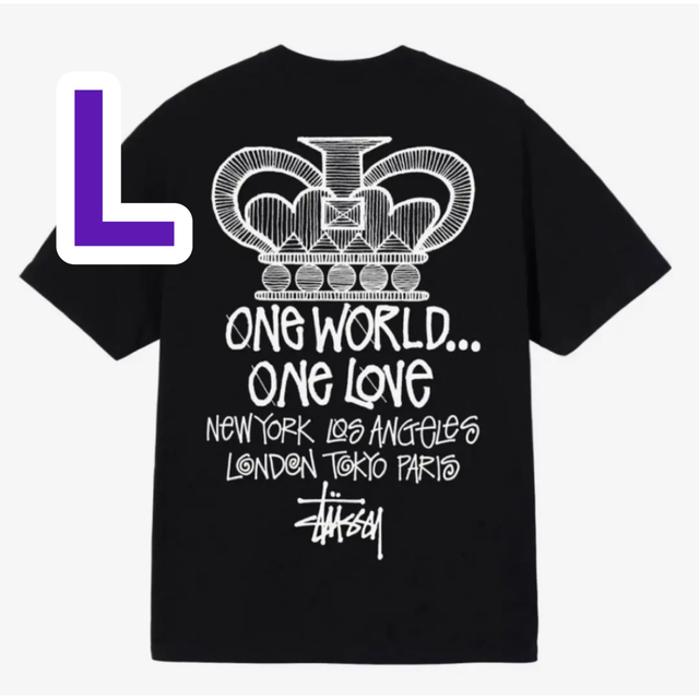 ステューシー STUSSY ONE WORLD TEE Tシャツ 半袖