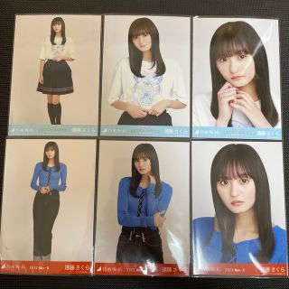 ノギザカフォーティーシックス(乃木坂46)の乃木坂46　生写真　遠藤さくら　卒コンt フロントレースアップ　6種コンプ(アイドルグッズ)