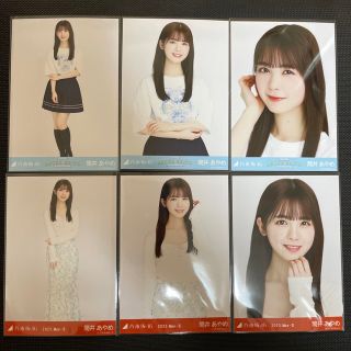 ノギザカフォーティーシックス(乃木坂46)の乃木坂46　生写真　筒井あやめ　卒コンt フロントレースアップ　6種コンプ(アイドルグッズ)