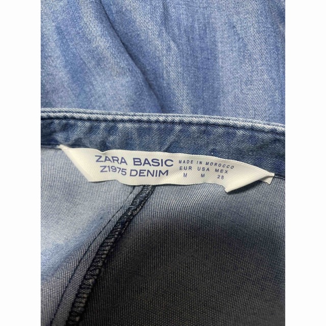 ZARA(ザラ)の完売品＊ZARA＊デニムシャツロングワンピ レディースのワンピース(ロングワンピース/マキシワンピース)の商品写真