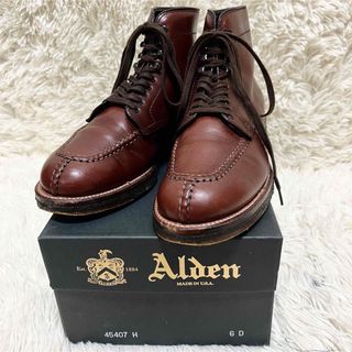 オールデン(Alden)のオールデン　45407H　6D　タンカーブーツ　クロムエクセルレザー(ブーツ)