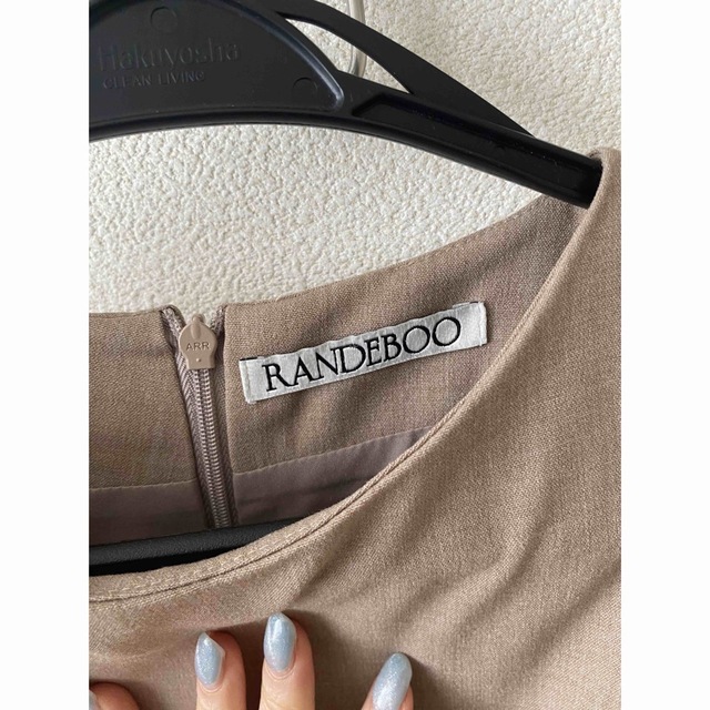 RANDEBOO  Sensual off shoulder op（gray）