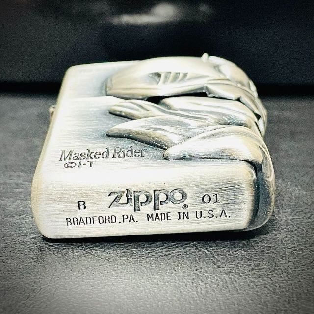 【ほぼ未使用】仮面ライダー 30周年記念 ZIPPO フェイスクラッシュ