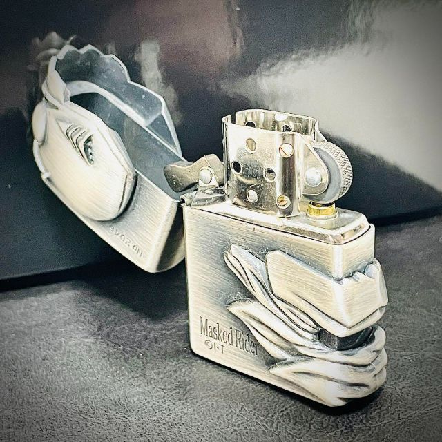 【ほぼ未使用】仮面ライダー 30周年記念 ZIPPO フェイスクラッシュ