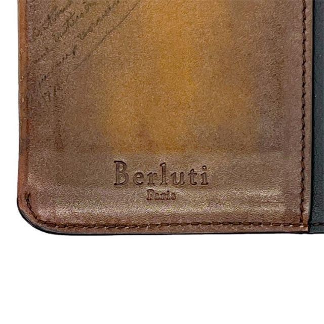 Berluti(ベルルッティ)の美品 ベルルッティ レザー カリグラフィ 手帳カバー ブランド メンズ メンズのファッション小物(手帳)の商品写真