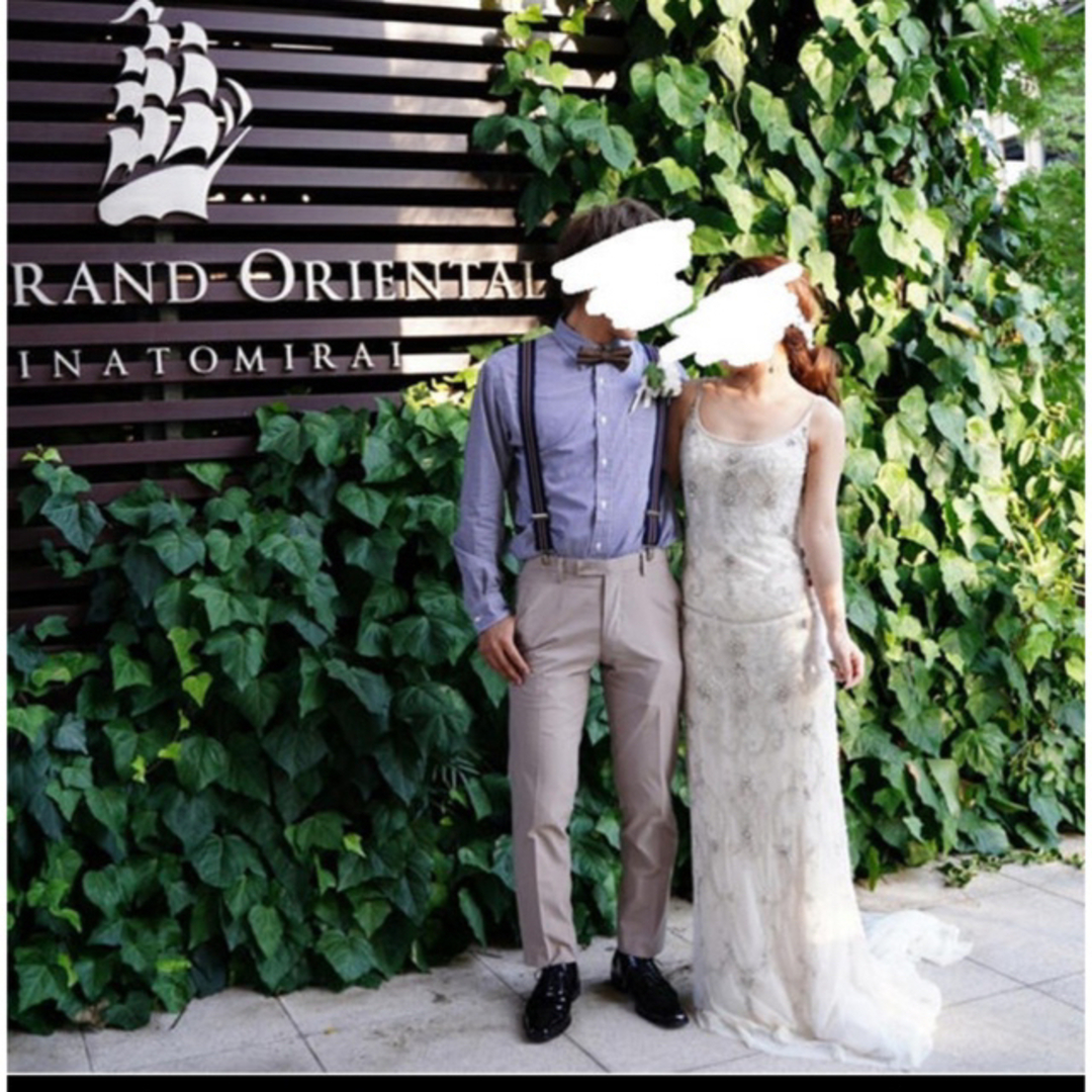 LAZARO 結婚式 ウェディングドレス ビジュー インポートドレス レディースのフォーマル/ドレス(ロングドレス)の商品写真