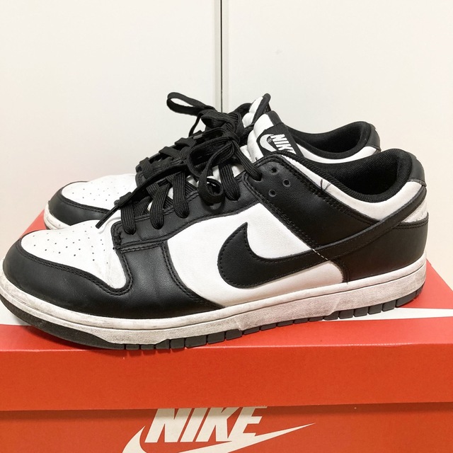 NIKE ダンク ロー レトロ パンダ 白黒 27.5cm - スニーカー