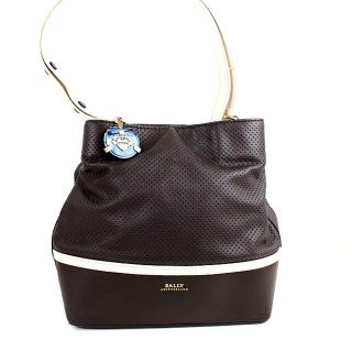 バリー(Bally)のバリー ワンショルダーバッグ　トートバッグ ブラウン　茶　極美品　BALLY　q(ショルダーバッグ)