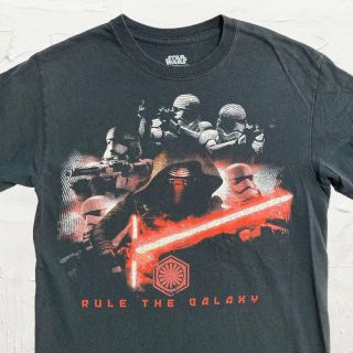 JXZ STARWARS 黒 スターウォーズ　カイロレン　ムービー Tシャツ(Tシャツ/カットソー(半袖/袖なし))