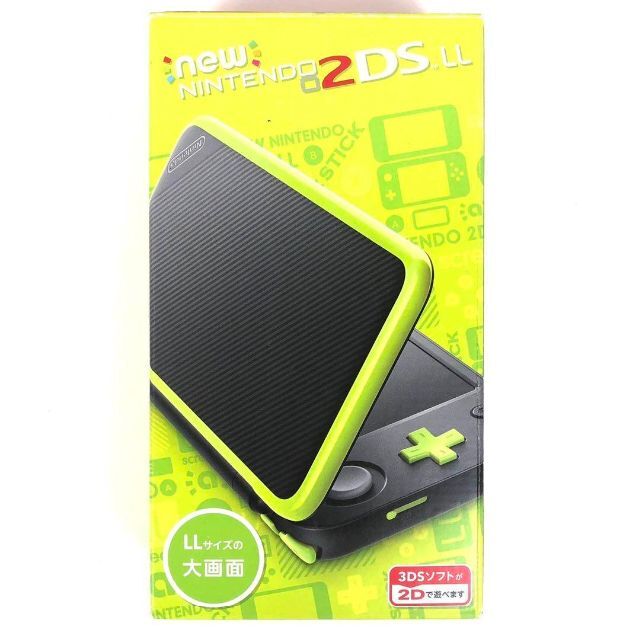 ♦︎ほぼ新品!♦︎ Newニンテンドー2DS LL ブラック×ライム