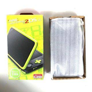 ♦︎ほぼ新品!♦︎ Newニンテンドー2DS LL ブラック×ライムの通販 by