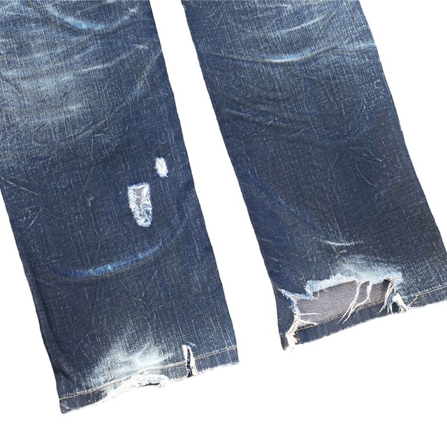 希少John Galliano patchwork damage denim-hybridautomotive.com