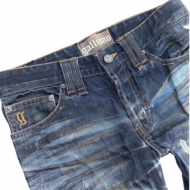 希少John Galliano patchwork damage denim-hybridautomotive.com