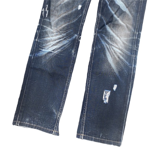 希少John Galliano patchwork damage denim-hybridautomotive.com