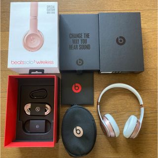 ビーツバイドクタードレ(Beats by Dr Dre)のBeats by Dr Dre SOLO3 WIRELESS ローズゴールド(ヘッドフォン/イヤフォン)