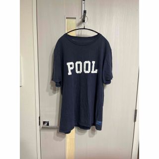 フラグメント(FRAGMENT)のPool Aoyama Tee Lサイズ　ネイビー(Tシャツ/カットソー(半袖/袖なし))