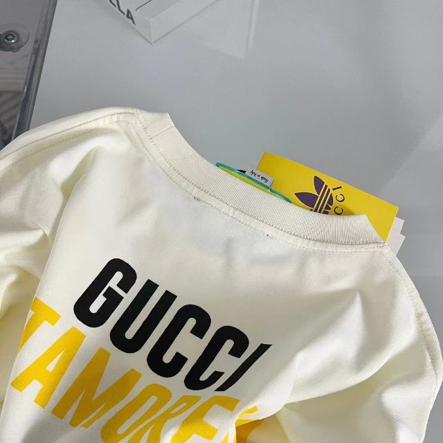 GUCCI × adidas コラボ Tシャツ マルチカラー 現行品 M / 人気商品 