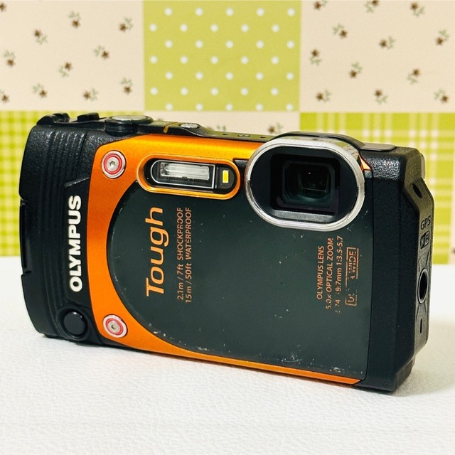 ✨ Wi-Fi機能付き✨OLYMPUS オリンパス TG-860 オレンジスマホ/家電/カメラ