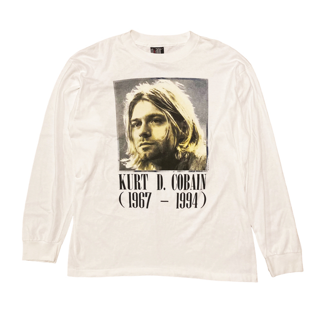 NIRVANA Kurt Cobein 追悼 L/S Tシャツ GIANTボディ39s90