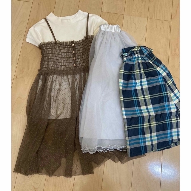 Branshes(ブランシェス)のbranshes ブランシェス 女の子 夏 コーデ セット ① キッズ/ベビー/マタニティのキッズ服女の子用(90cm~)(ワンピース)の商品写真