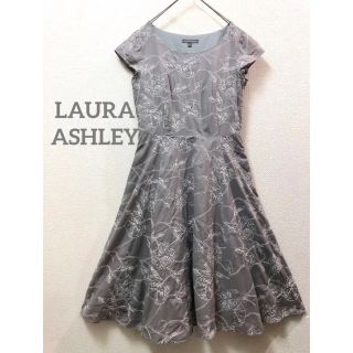 ローラアシュレイ(LAURA ASHLEY)のLAURA ASHLEY ローラアシュレイ フレンチスリーブ ワンピース(ひざ丈ワンピース)