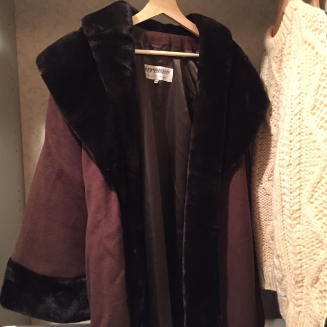 vintage fur gown coat.
