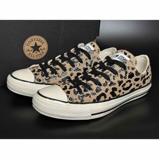 コンバース(CONVERSE)の【美品】コンバース ALL STAR US スエード レオパード(スニーカー)