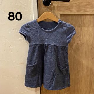 ユニクロ(UNIQLO)のユニクロ　半袖チュニック(ワンピース)