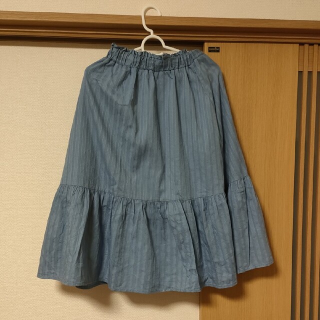 GU(ジーユー)のロングスカート キッズ/ベビー/マタニティのキッズ服女の子用(90cm~)(スカート)の商品写真