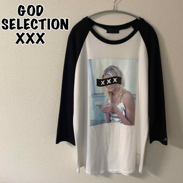 GOD SELECTION XXX 七部丈 ロンT カットソー プリント M 【楽ギフ_包装