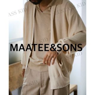 コモリ(COMOLI)のマーティーアンドサンズひょっとこカーディガンMAATEE& SONS(カーディガン)