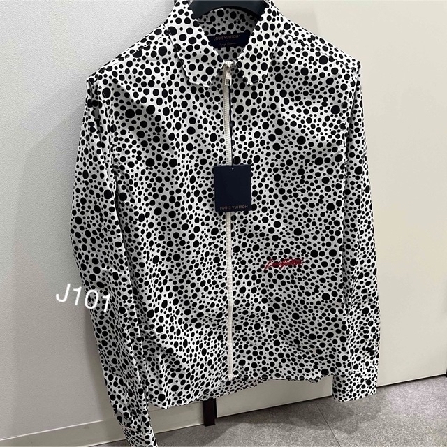 LOUIS VUITTON ルイヴィトン 23SS×草間彌生 インフィニティドットデニムシャツ半袖デニムシャツ ブルー RM232H YN4 HOS33W