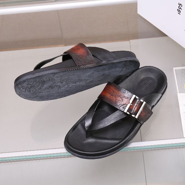 ☆極美品☆berluti ベルルッティ サンダル スリッパ | www.riomix.com.br
