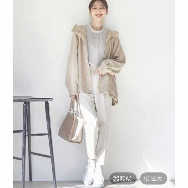完売品 今季 GLOBAL WORK 撥水ボリュームマンパ M ベージュ library