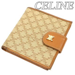 celine - CELINE セリーヌ 二つ折り 財布 ミニ財布 マカダム 総柄