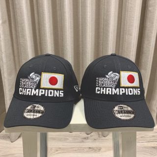 ニューエラー(NEW ERA)の2023 WBC 優勝記念ロッカールーム キャップ(2SET)(記念品/関連グッズ)