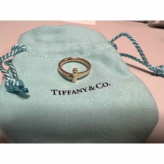 ティファニー(Tiffany & Co.)のティファニー　Tワンリング　ローズゴールド　K18 Tiffany(リング(指輪))
