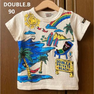 ダブルビー(DOUBLE.B)のミキハウス　ダブルビー 半袖　シャツ　マリン　Tシャツ　ビー君　サーフ　海　夏(Tシャツ/カットソー)