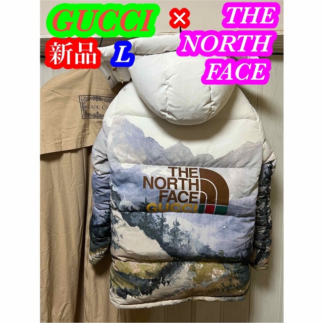 新品 GUCCI THE NORTH FACE グッチ ノースフェイス ダウン | フリマアプリ ラクマ