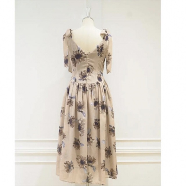Her lip to - Her lip to♡Sunflower-printed Midi Dressの通販 by