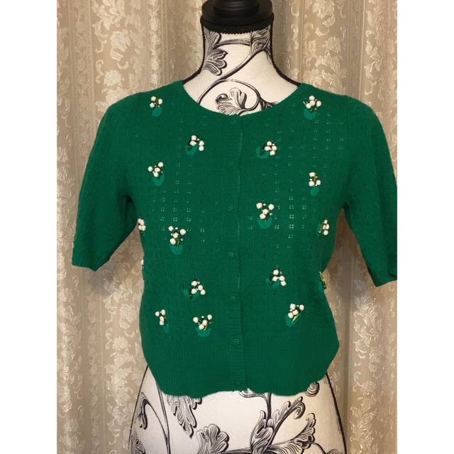 MUVEIL - ミュベール すずらん カーディガンの通販 by C's shop MUVEIL - ミュベール すずらん カーディガンの通販 by C's shop