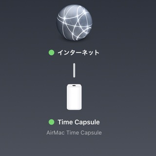 アップル(Apple)のAirMac Time Capsule APPLE ME177J/A 2TB(PC周辺機器)