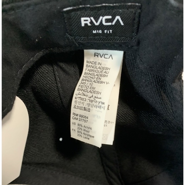 RVCA(ルーカ)のゆっきー様専用RVCA ルーカ キャップ ブラック メンズの帽子(キャップ)の商品写真