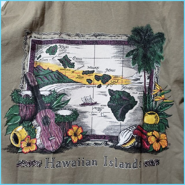 新品タグ付】アルスタイル/HAWAIIバックプリントT/ハワイ/MALSTYLE メンズのトップス(Tシャツ/カットソー(半袖/袖なし))の商品写真