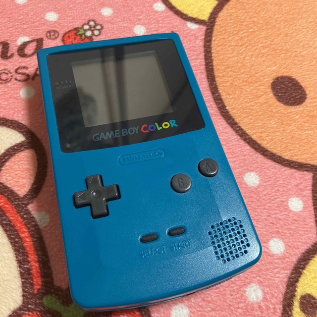 【ジャンク品】ゲームボーイカラー本体 CGB-001/ポケモンソフト5点