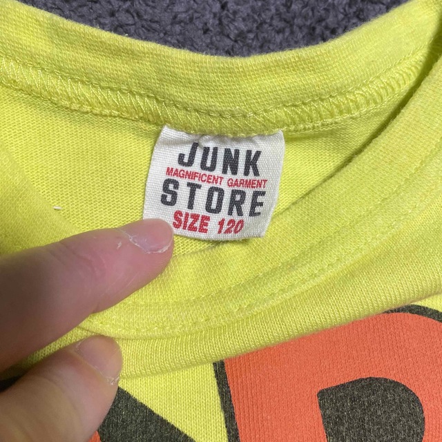 JUNK STORE(ジャンクストアー)のTシャツ　ジャンクストア　120   2枚　ピンク　黄色 キッズ/ベビー/マタニティのキッズ服男の子用(90cm~)(Tシャツ/カットソー)の商品写真