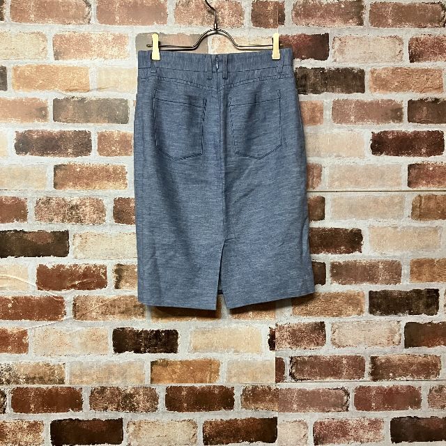 UNTITLED(アンタイトル)の【UNTITLED】日本製バックスリット綿麻スカート レディースのスカート(ミニスカート)の商品写真