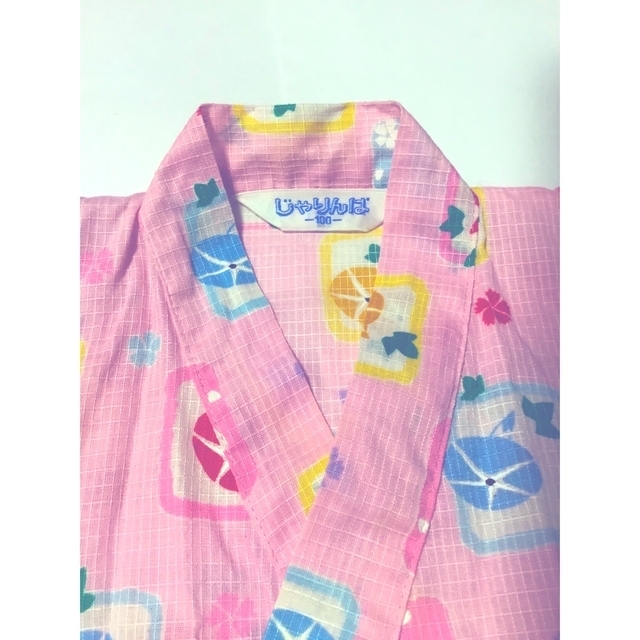 子供甚平　100㌢　日本製 キッズ/ベビー/マタニティのキッズ服女の子用(90cm~)(甚平/浴衣)の商品写真